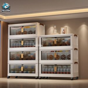 Tủ nhựa gấp gọn HC07-S màu trắng