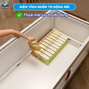 Tủ nhựa gấp gọn HC07-S màu trắng