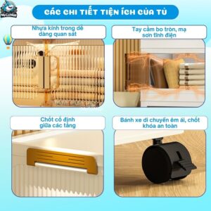 Tủ nhựa gấp gọn HC07-S màu trắng