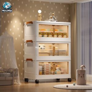 Tủ nhựa gấp gọn HC07-S màu trắng