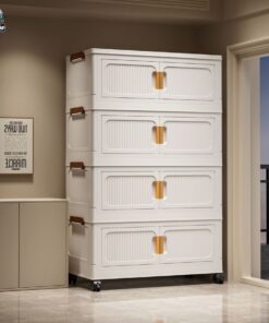 Tủ nhựa gấp gọn HC07-S màu trắng