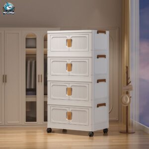 Tủ nhựa gấp gọn HC07-S màu trắng