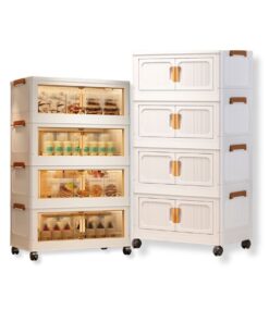 Tủ nhựa gấp gọn HC07-S màu trắng