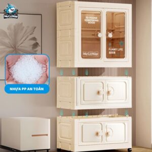 Tủ nhựa gấp gọn có ngăn treo HC08-S