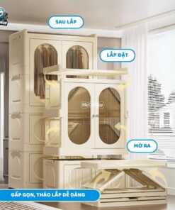 Tủ nhựa gấp gọn cho bé HC09-S