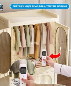 Tủ nhựa gấp gọn cho bé HC09-S