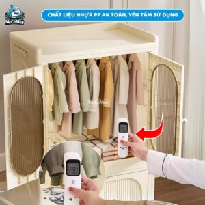 Tủ nhựa gấp gọn cho bé HC09-S