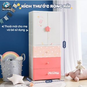 Tủ nhựa cho bé Pakey HX010