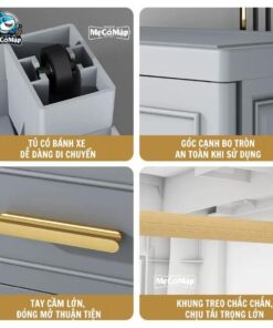 Tủ nhựa cho bé 5 tầng SK006