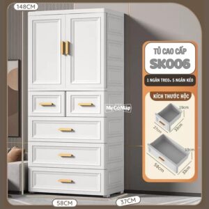 Tủ nhựa cho bé 5 tầng SK006