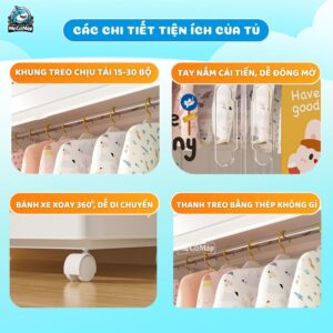 Tủ nhựa Pakey 4 tầng SK007