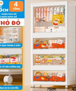 Tủ nhựa Pakey 4 tầng SK007