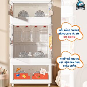 Tủ nhựa Pakey 4 tầng SK007