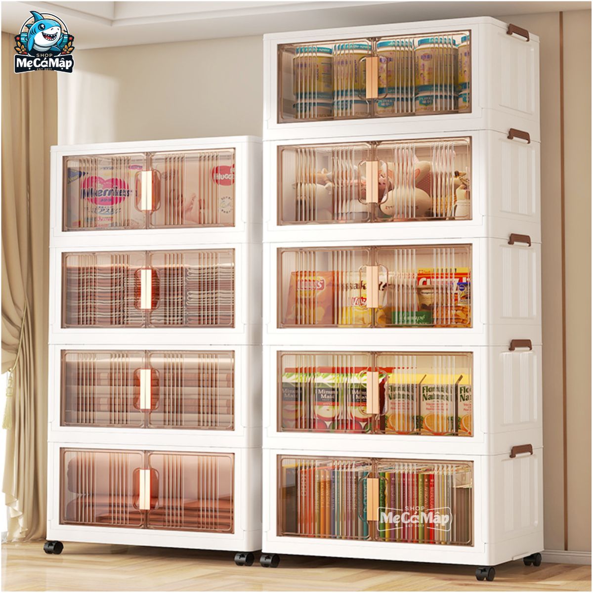 Tủ nhựa cánh trong SK009 44 Tủ nhựa cánh trong SK009