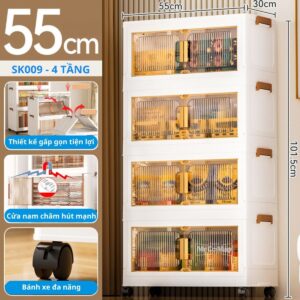 Tủ nhựa cánh trong SK009 38 Tủ nhựa cánh trong SK009