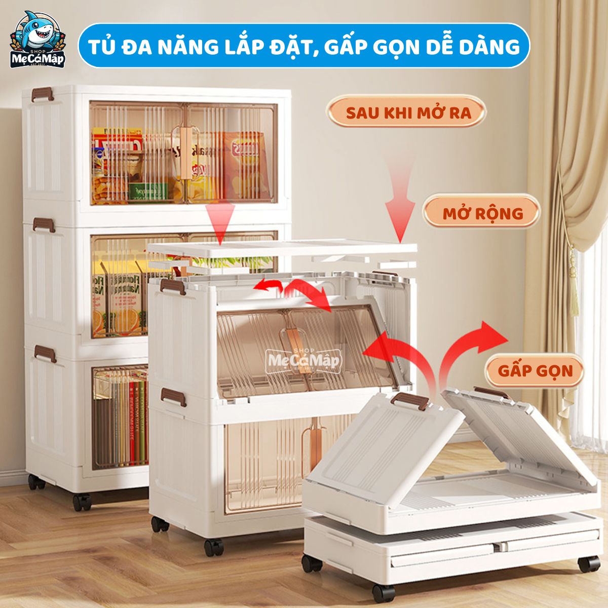 Tủ nhựa cánh trong SK009 49 Tủ nhựa cánh trong SK009