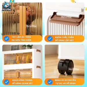 Tủ nhựa cánh trong SK009 31 Tủ nhựa cánh trong SK009