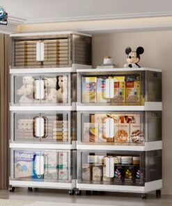 Tủ nhựa gấp gọn HC06 màu đen