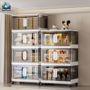 Tủ nhựa gấp gọn HC06 màu đen