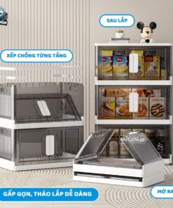 Tủ nhựa gấp gọn HC06 màu đen