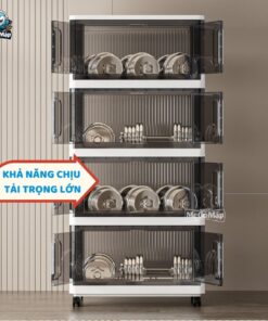 Tủ nhựa gấp gọn HC06 màu đen