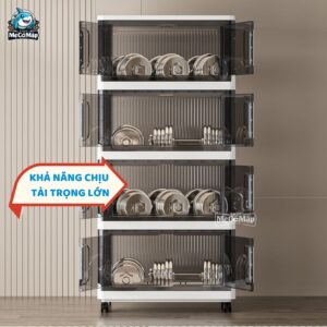 Tủ nhựa gấp gọn HC06 màu đen