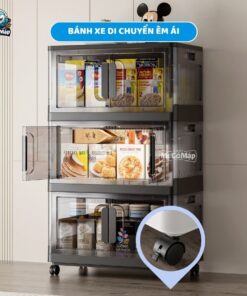 Tủ nhựa gấp gọn HC06 màu đen