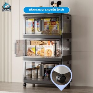 Tủ nhựa gấp gọn HC06 màu đen