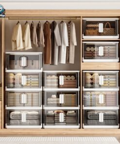 Tủ nhựa gấp gọn HC06 màu đen