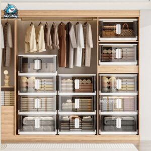 Tủ nhựa gấp gọn HC06 màu đen