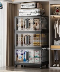 Tủ nhựa gấp gọn HC06 màu đen