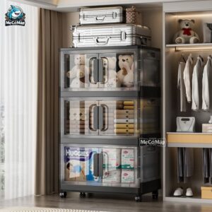 Tủ nhựa gấp gọn HC06 màu đen