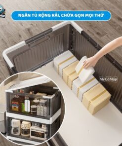 Tủ nhựa gấp gọn HC06 màu đen