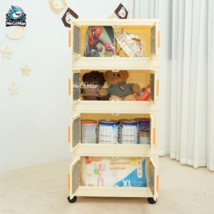 Tủ nhựa gấp gọn cho bé HC03