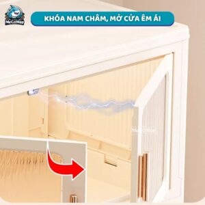 Tủ nhựa gấp gọn cho bé HC03
