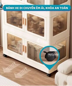 Tủ nhựa gấp gọn cho bé HC03