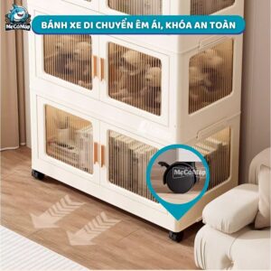 Tủ nhựa gấp gọn cho bé HC03