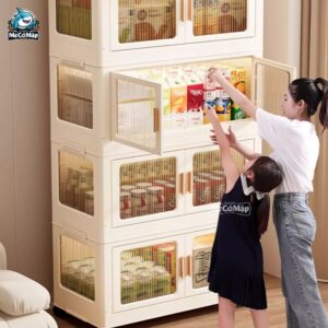 Tủ nhựa gấp gọn cho bé HC03