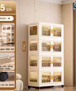 Tủ nhựa gấp gọn cho bé HC03