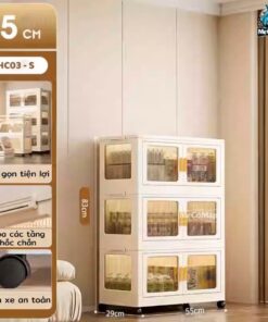 Tủ nhựa gấp gọn cho bé HC03