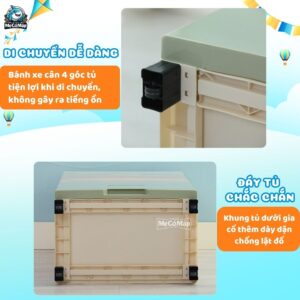 Tủ nhựa cho bé Pakey SK001
