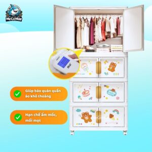 Tủ nhựa ngăn treo cho bé SK008