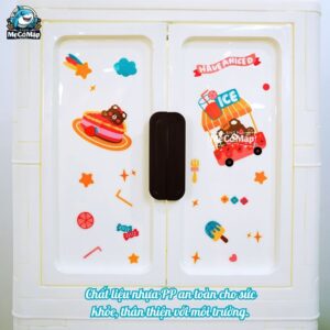 Tủ nhựa ngăn treo cho bé SK008