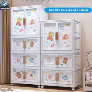 Tủ nhựa ngăn treo cho bé SK008