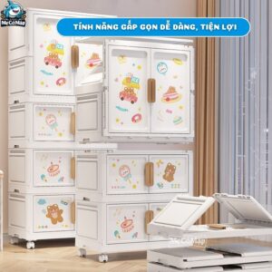Tủ nhựa ngăn treo cho bé SK008