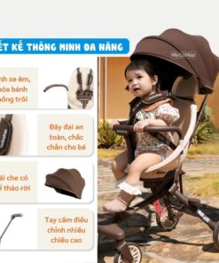 Xe đẩy gấp gọn 2 chiều Baobaohao V207