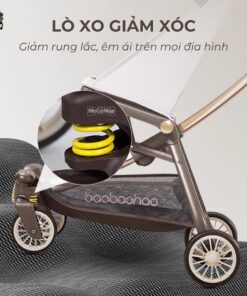Xe đẩy gấp gọn Baobaohao V12 màu nâu