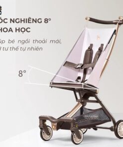 Xe đẩy gấp gọn Baobaohao V12 màu nâu