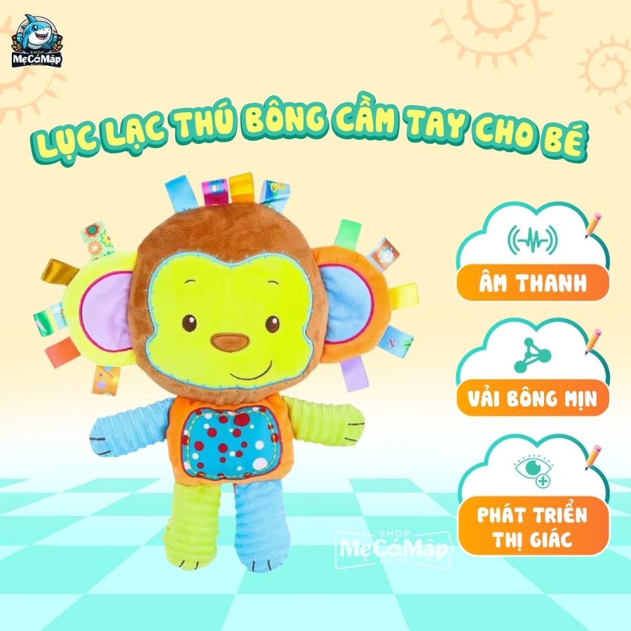 Đồ chơi cầm tay Happy Monkey H006
