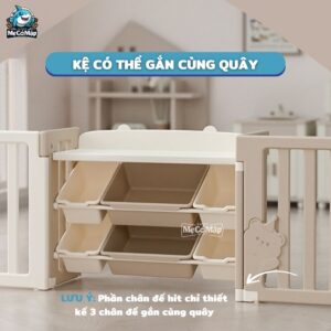 Kệ đồ chơi cho bé Pakey 3 tầng